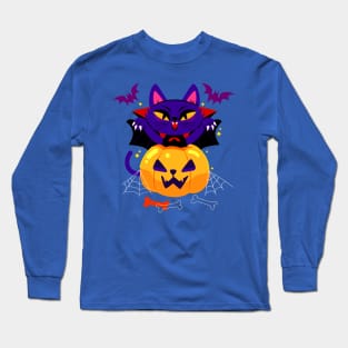 Vampire Kitty Long Sleeve T-Shirt